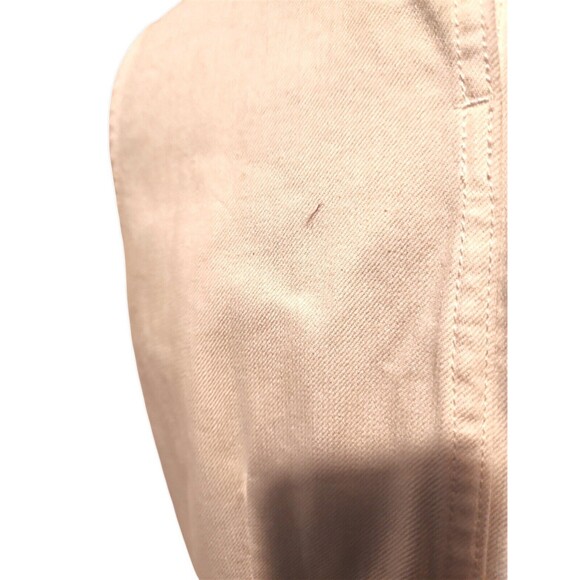 Banana Republic Factory Store White Raw Hem Denim Dress Lagan Size 16 NWT *FLAW - Picture 7 of 7